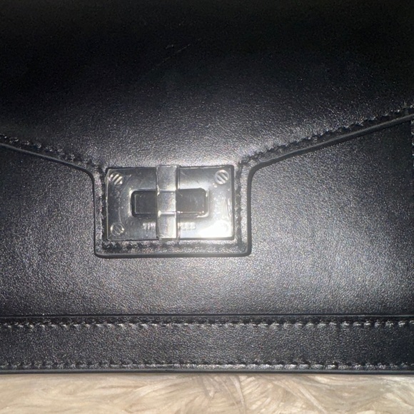 The Kooples black leather Elegant Chain Shoulder Bag✨NEW✨ - Picture 9 of 11